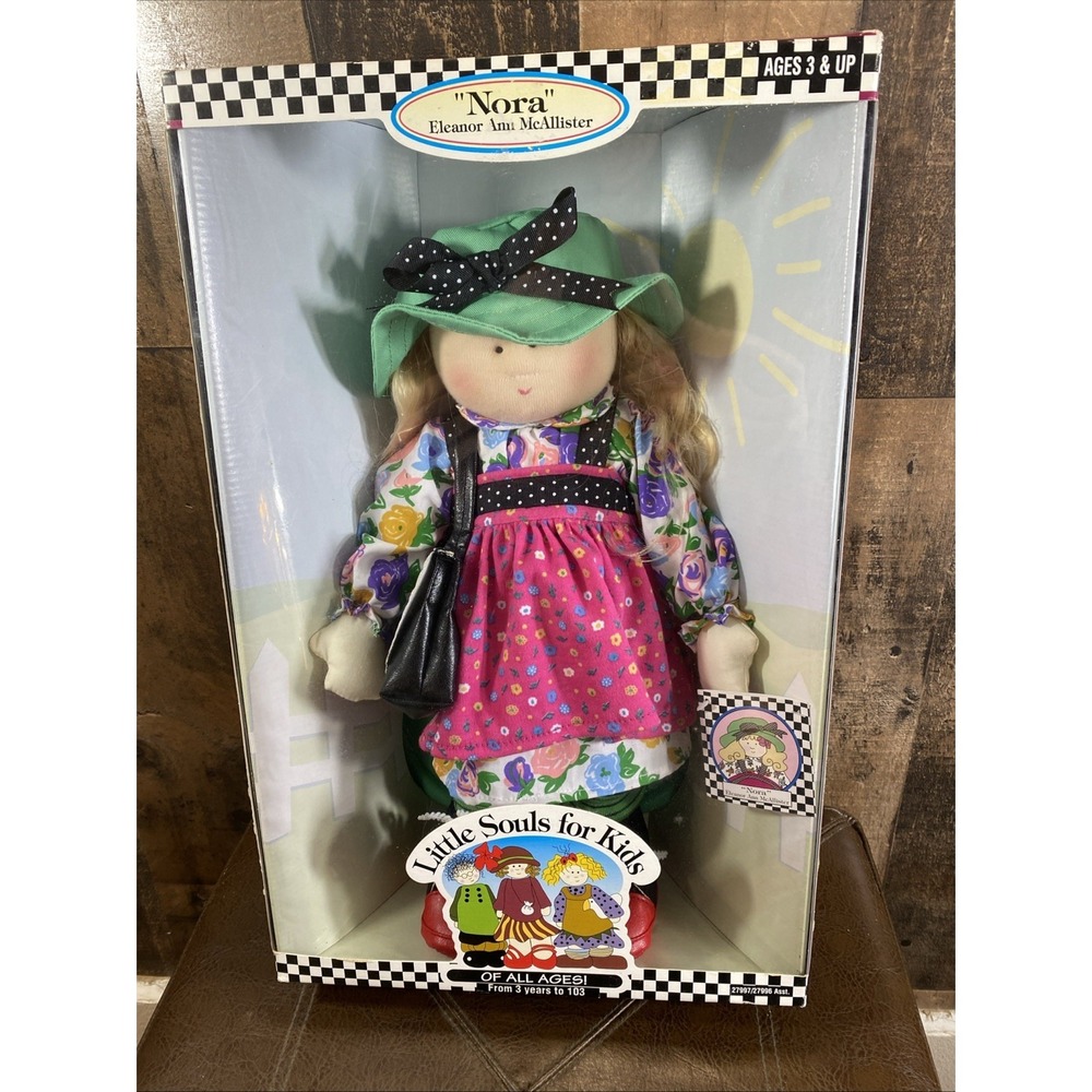 Kenner Little‎ Souls For Kids Nora Doll Eleanor Ann McAllister Plush Cloth 1998